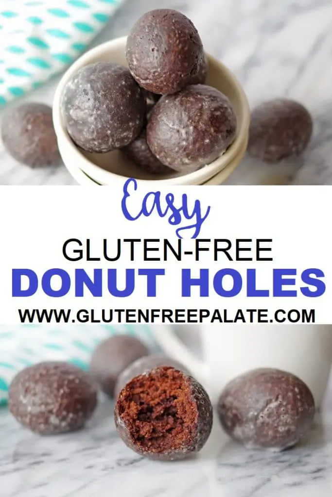 Gluten-Free Chocolate Donut Holes that are rich, chocolaty, and perfectly tender. You may never go back to store bought gluten-free donut holes again.