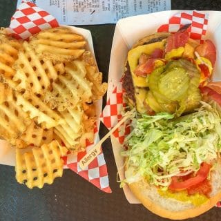 Gluten-Free fries and burgers in Disneyland