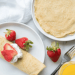 Easy protein crepes made without grains.