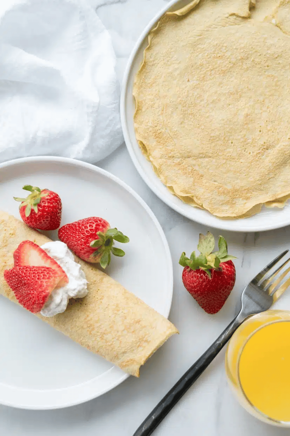 Easy protein crepes made without grains.