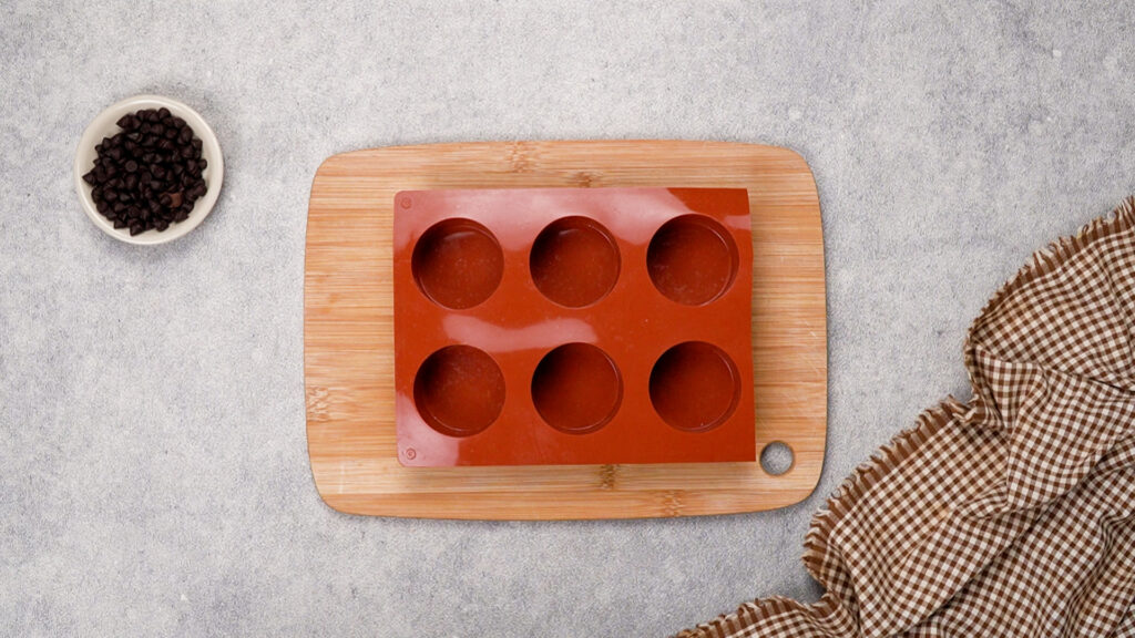 Get your baking tray ready. I use silicone for this.