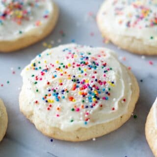 Gluten-Free Sugar Cookies with sprinkles