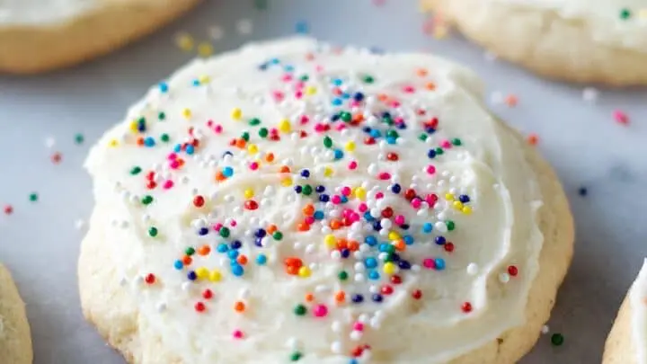 Gluten-Free Sugar Cookies with sprinkles
