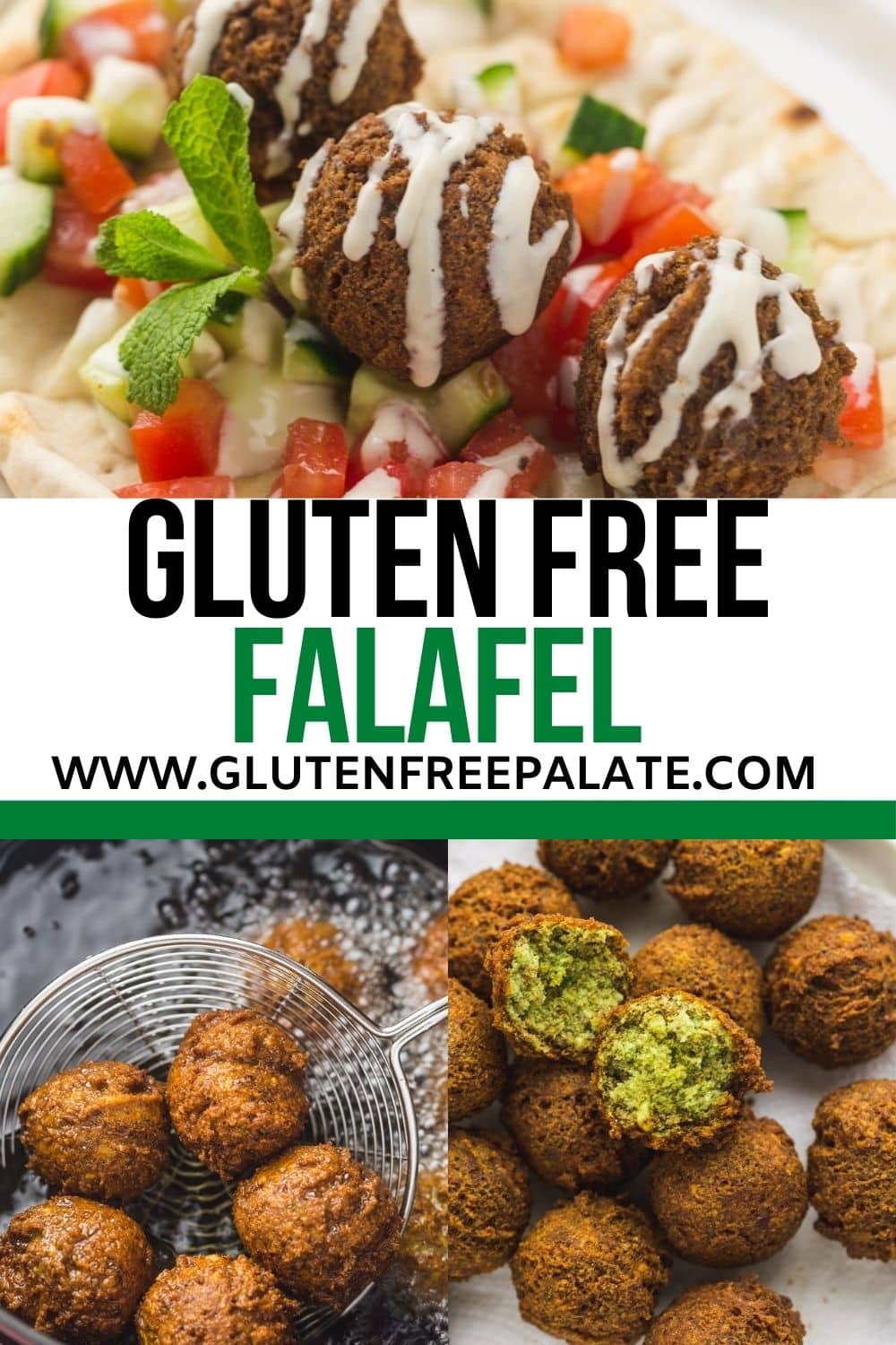 gluten free falafel pinterest pin