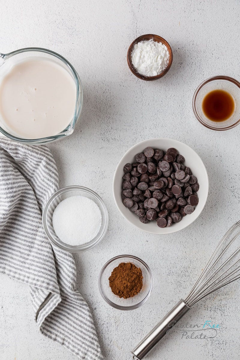 ingredients in vegan pudding