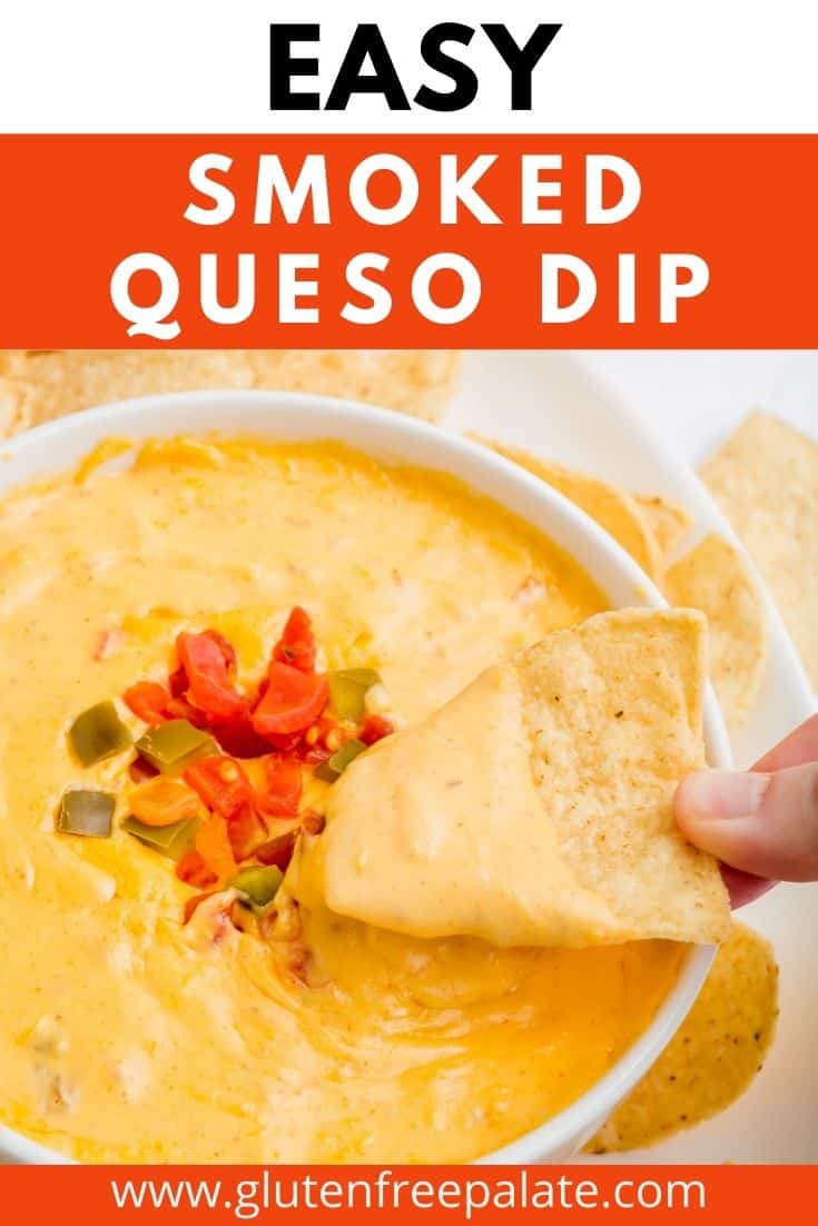 pinterest pin collage for smoked queso