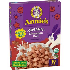Annie's Cinnabunnies cereal box.