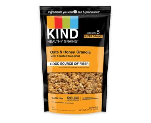 Kind Oats & Honey Clusters packaging.