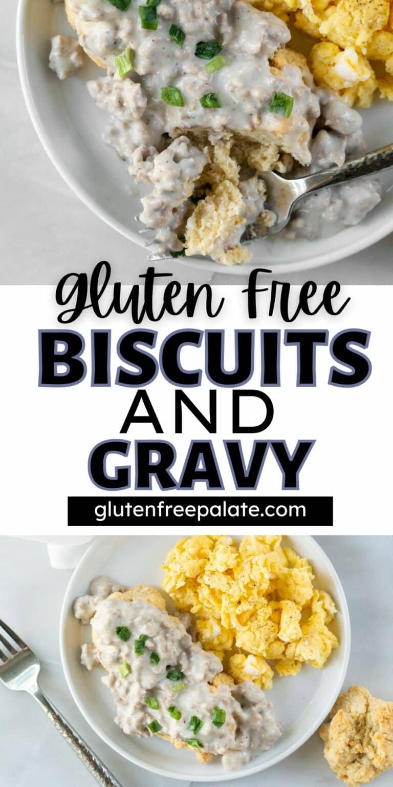 The Best Gluten-Free Biscuits and Gravy Ever [And So Easy!]