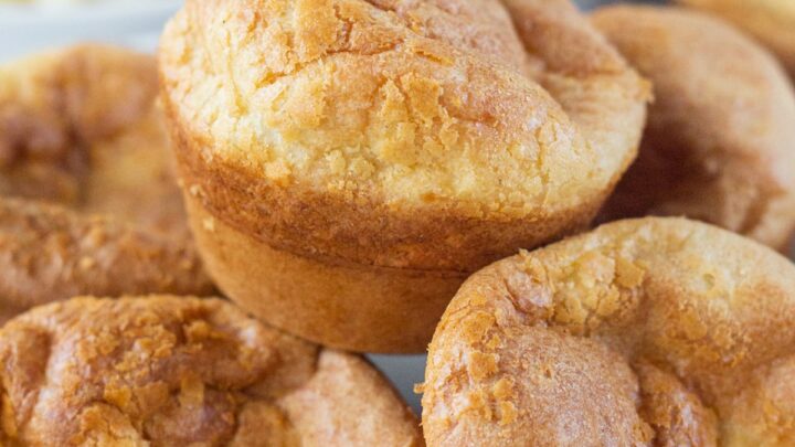 a plate of gluten-free popovers