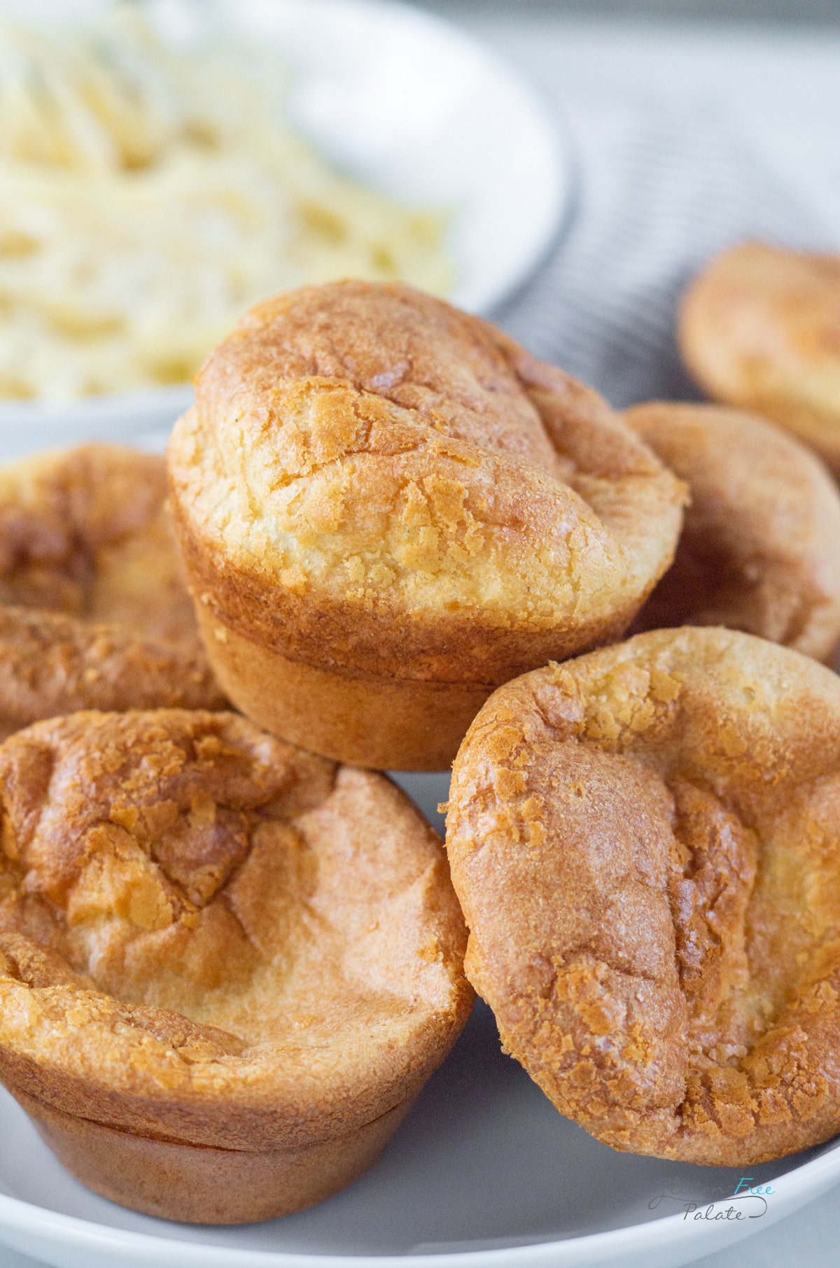 a plate of gluten free popovers