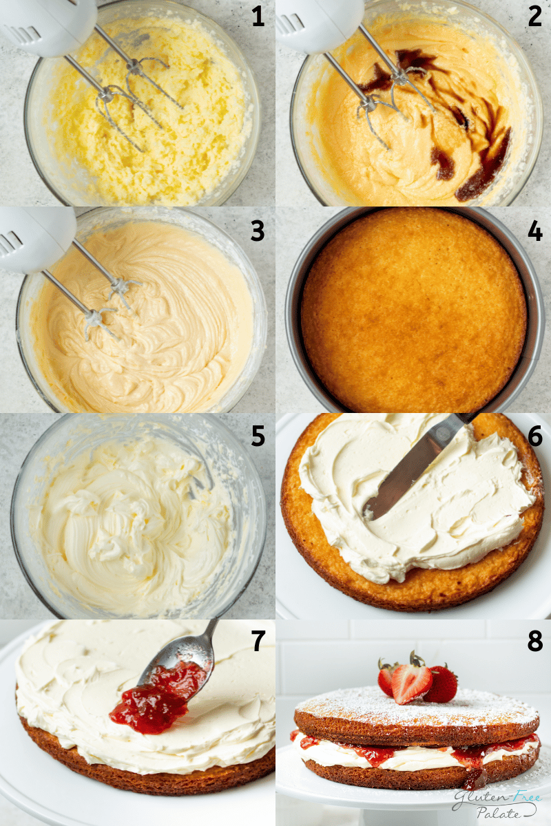 Gluten-Free Sponge Cake Process