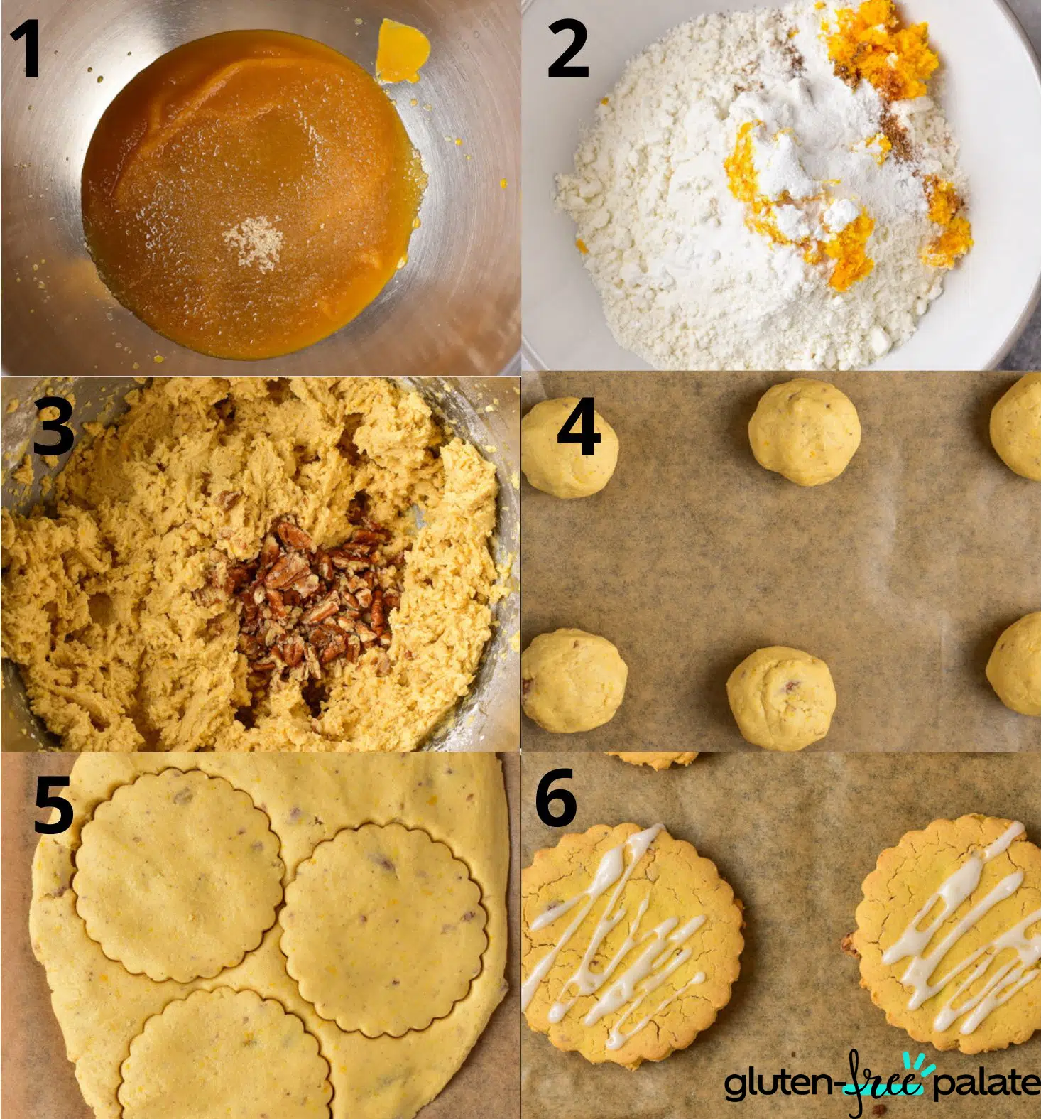 Gluten- Free Pumpkin Cookies step by step