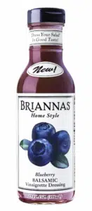 briannas home style blueberry vinaigrette salad dressing