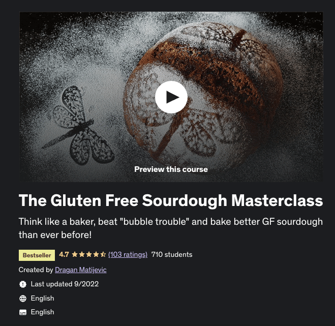 The Gluten Free Sourdough Masterclass