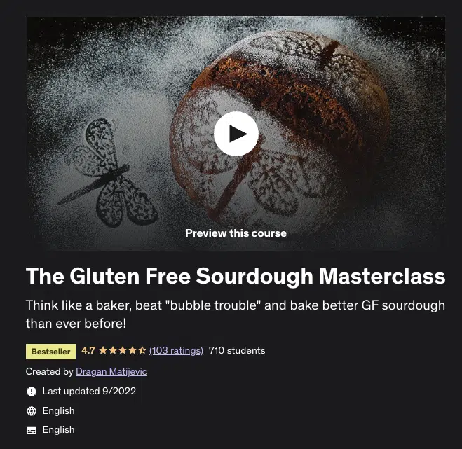 The Gluten Free Sourdough Masterclass