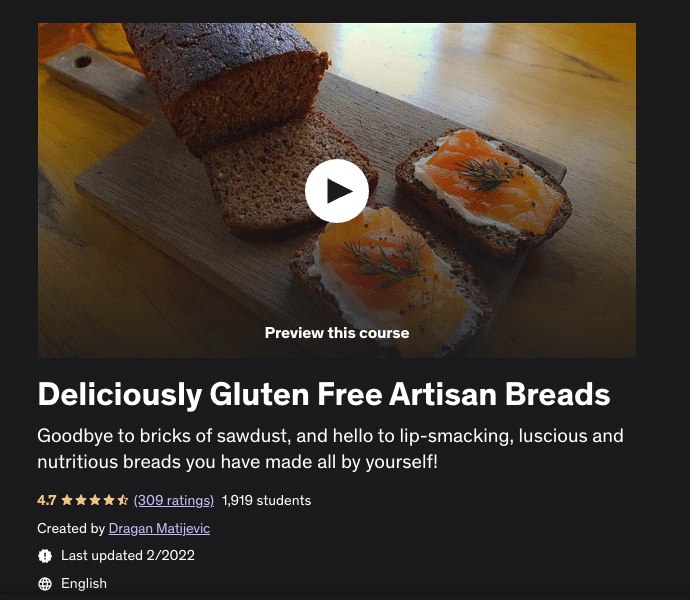 Deliciously Gluten Free Artisan Breads