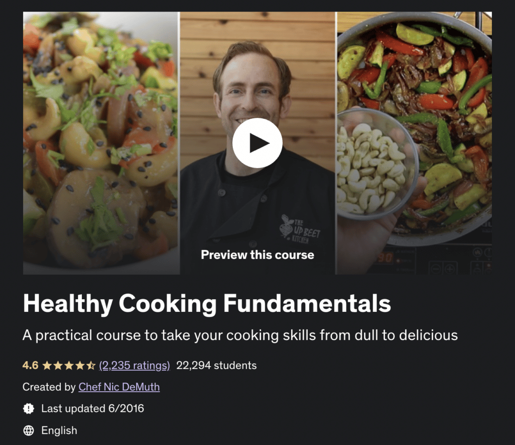 Healthy Cooking Fundamentals