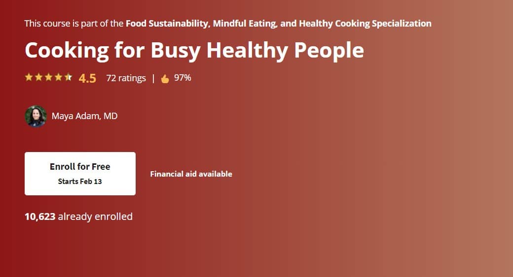 Cooking for Busy Healthy People - Best healthy cooking classes
