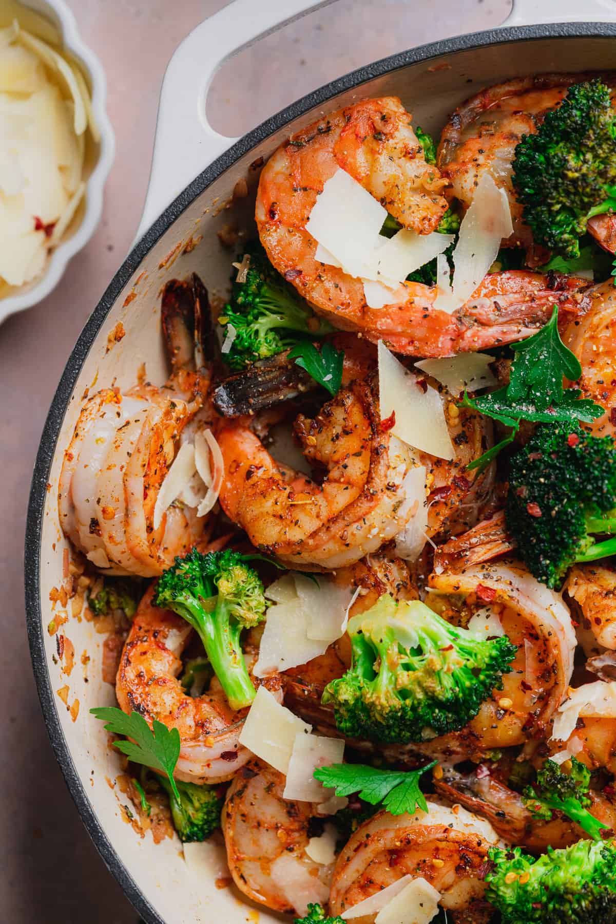 Gluten-free shrimp and broccoli