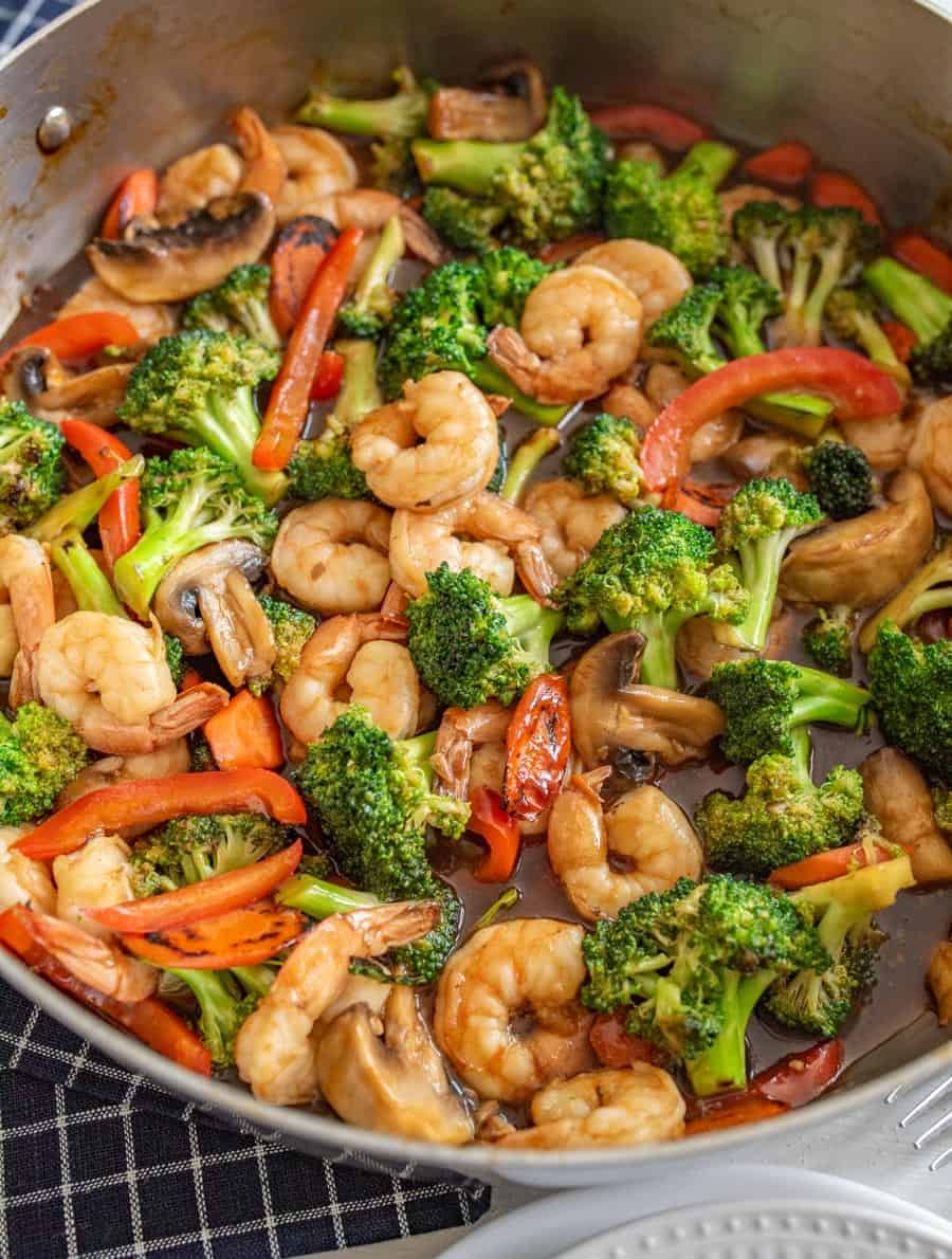 Gluten-free shrimp stir fry
