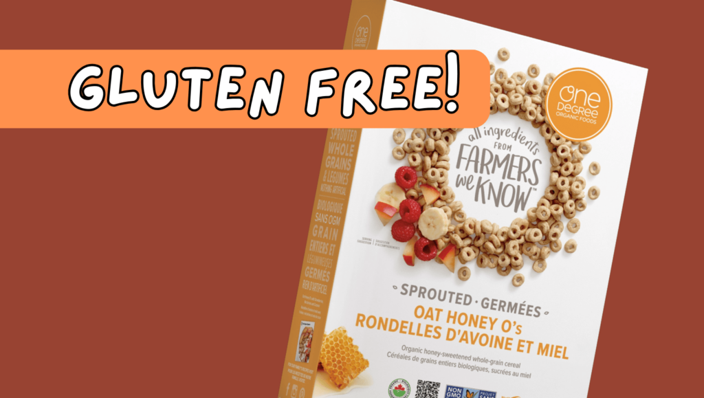 One Degree Organic Foods Sprouted Oat Honey O's, a certified gluten-free cereal endorsed by Beyond Celiac