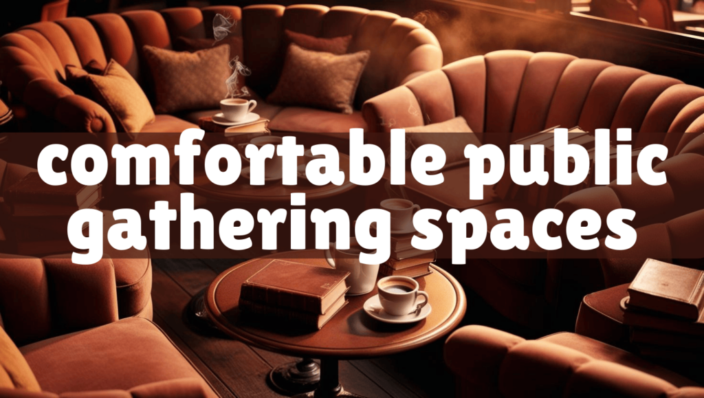 Starbucks is trying to bring back its reputation for "third spaces" which are comfortable public gathering spaces.