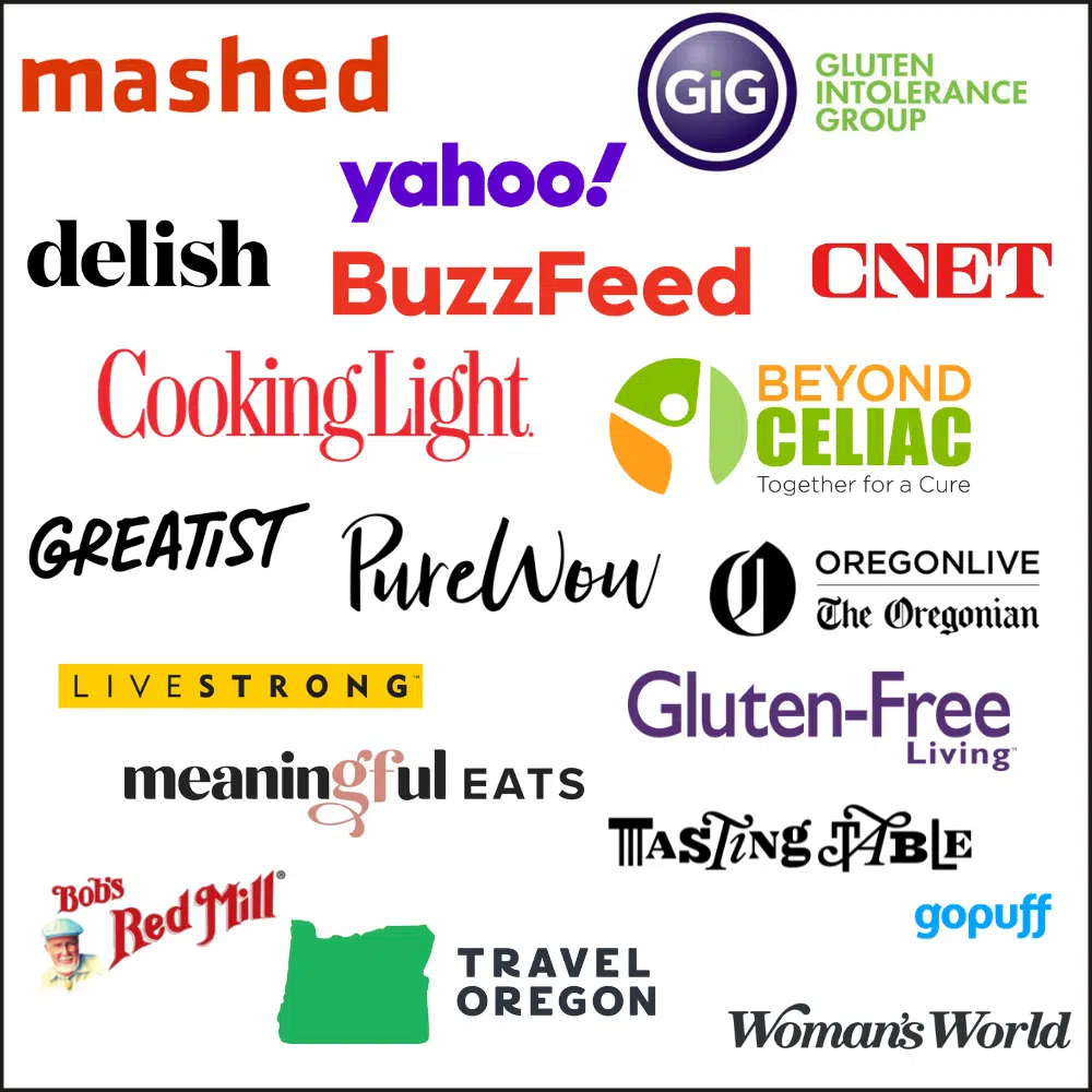 gluten-free palate featured in logos