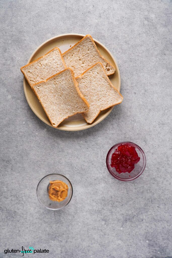 Gluten-Free Uncrustables ingredients.