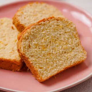 Close up of sliced Gluten-Free Cheese Bread.