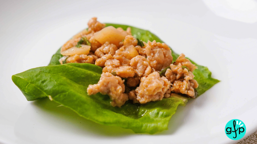My tasty gluten-free lettuce wraps are absolutely delicious.