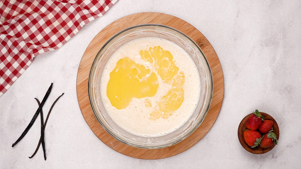 More ingredients added to the batter in a bowl. Photo by Gluten-Free Palate.