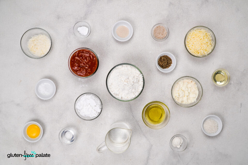 Ingredients for a gluten-free calzone. Photo by Gluten-Free Palate.
