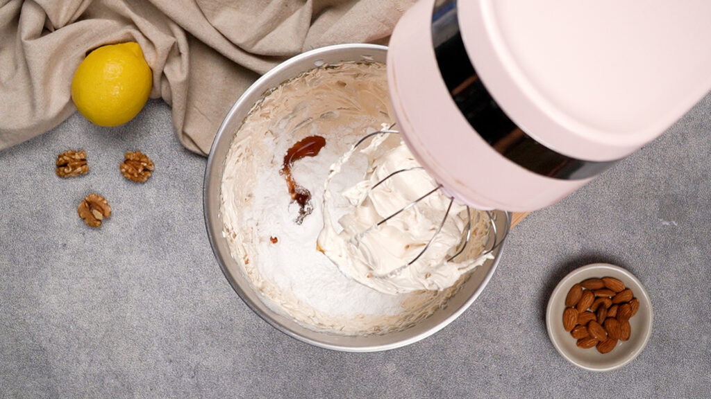 Add in the vanilla extract.