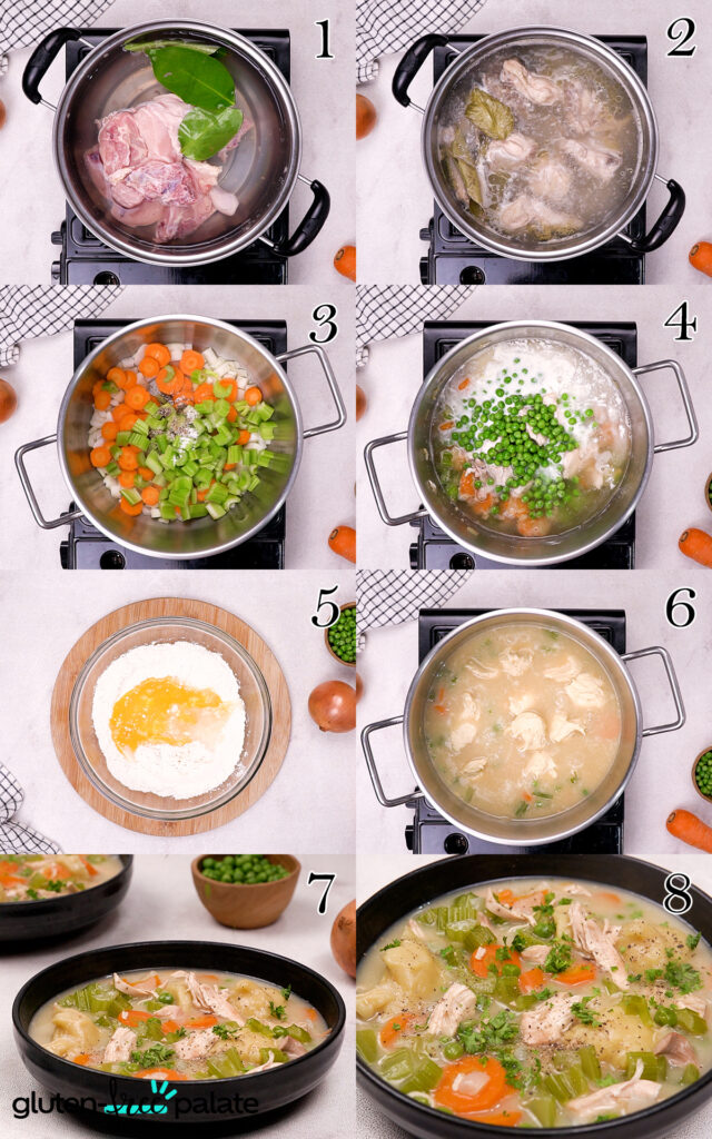 Gluten-Free Soup Dumplings collage.