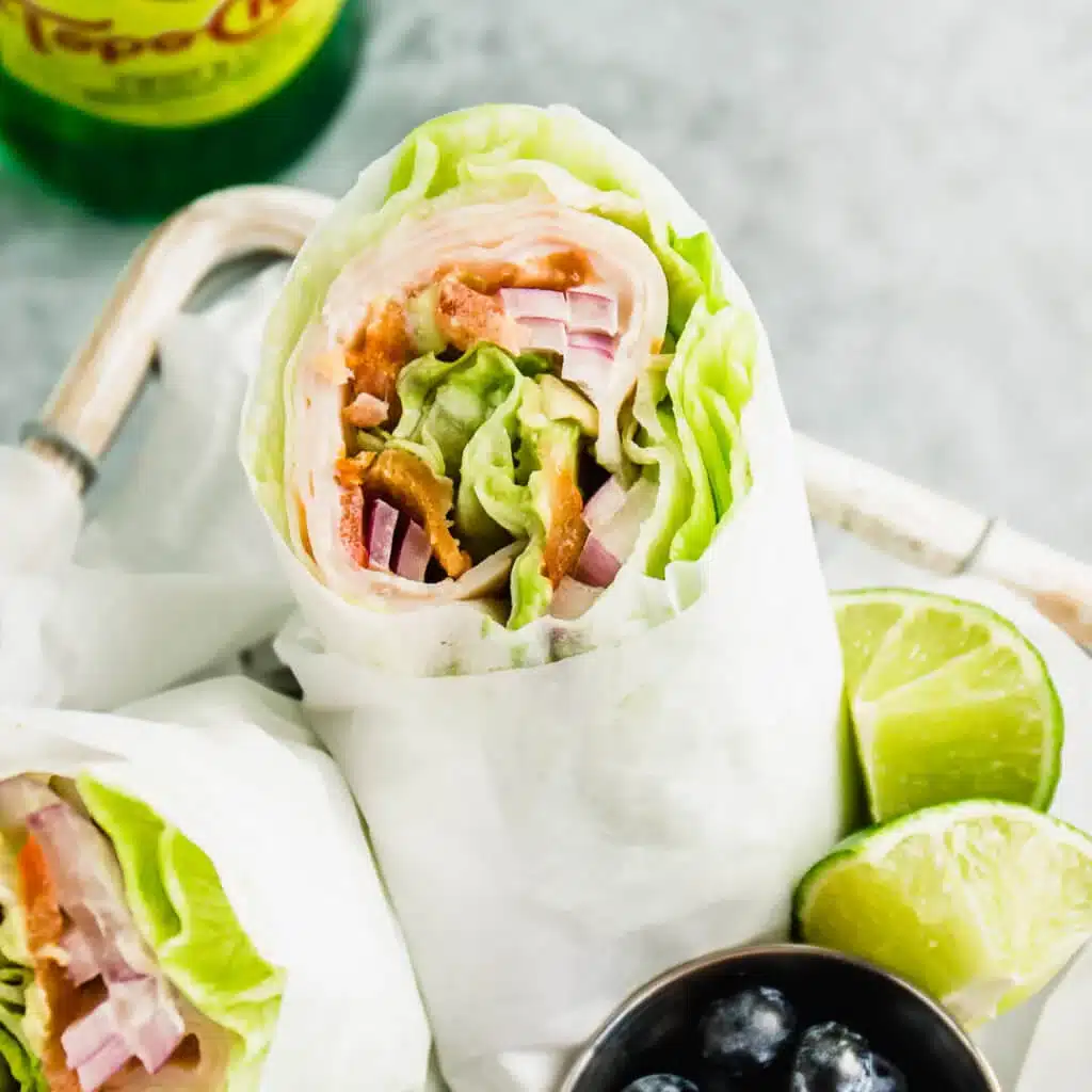 Turkey Lettuce Wrap from Healthy Little Peach.