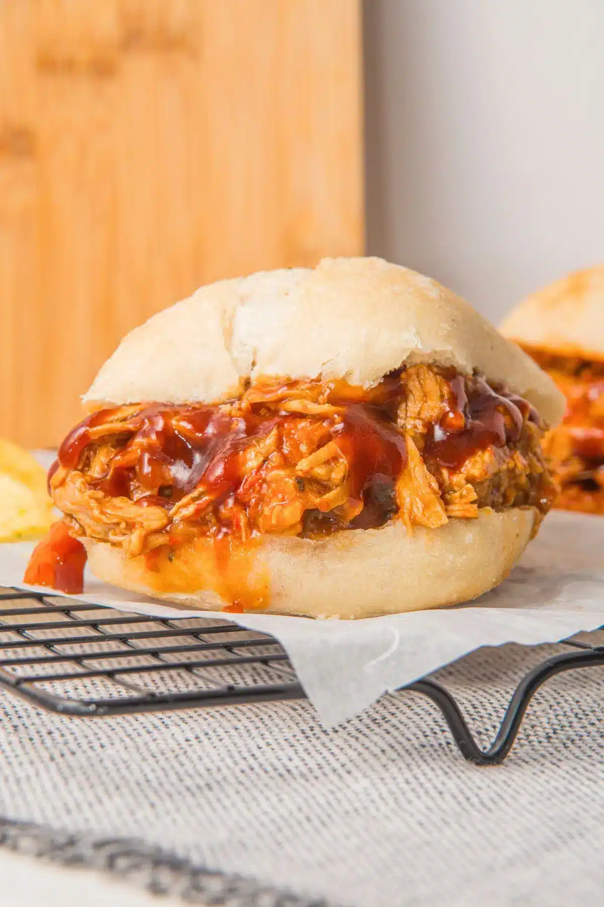 Pulled pork sandwich from Gluten Free Dish by Dish.