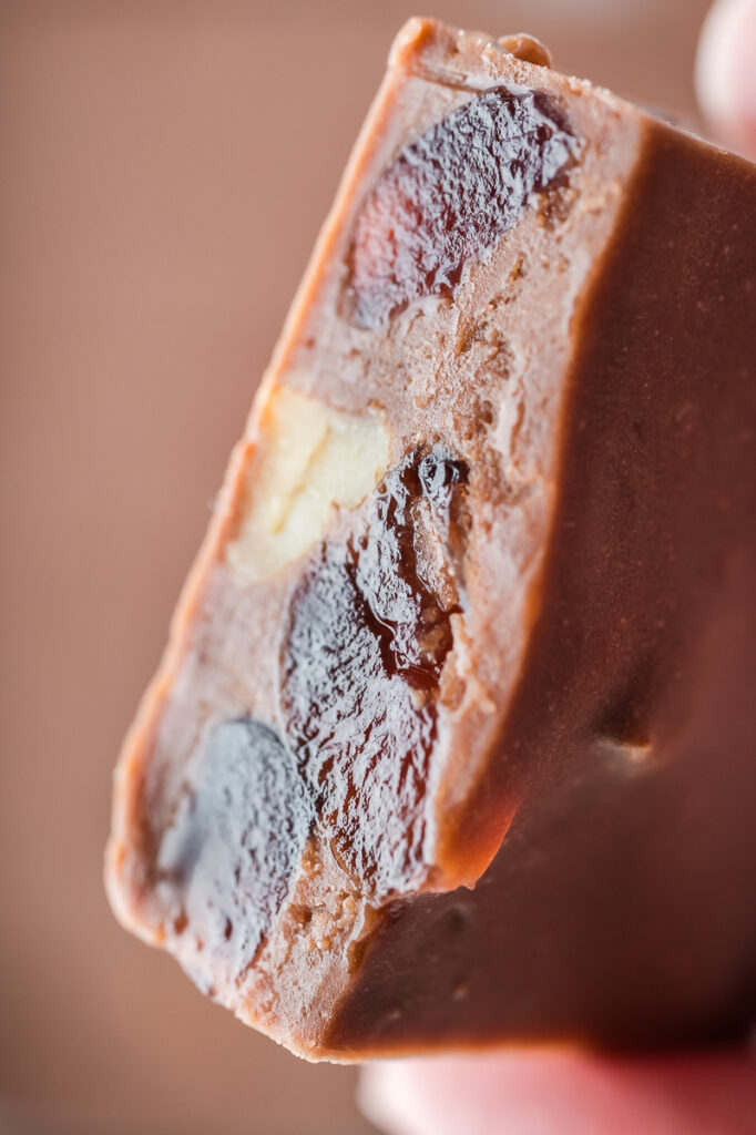 Close up of fantasy fudge.