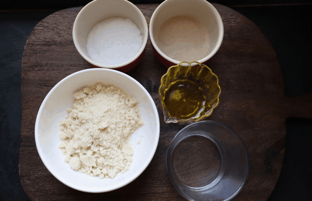 Almond Flour Tortillas ingredients.